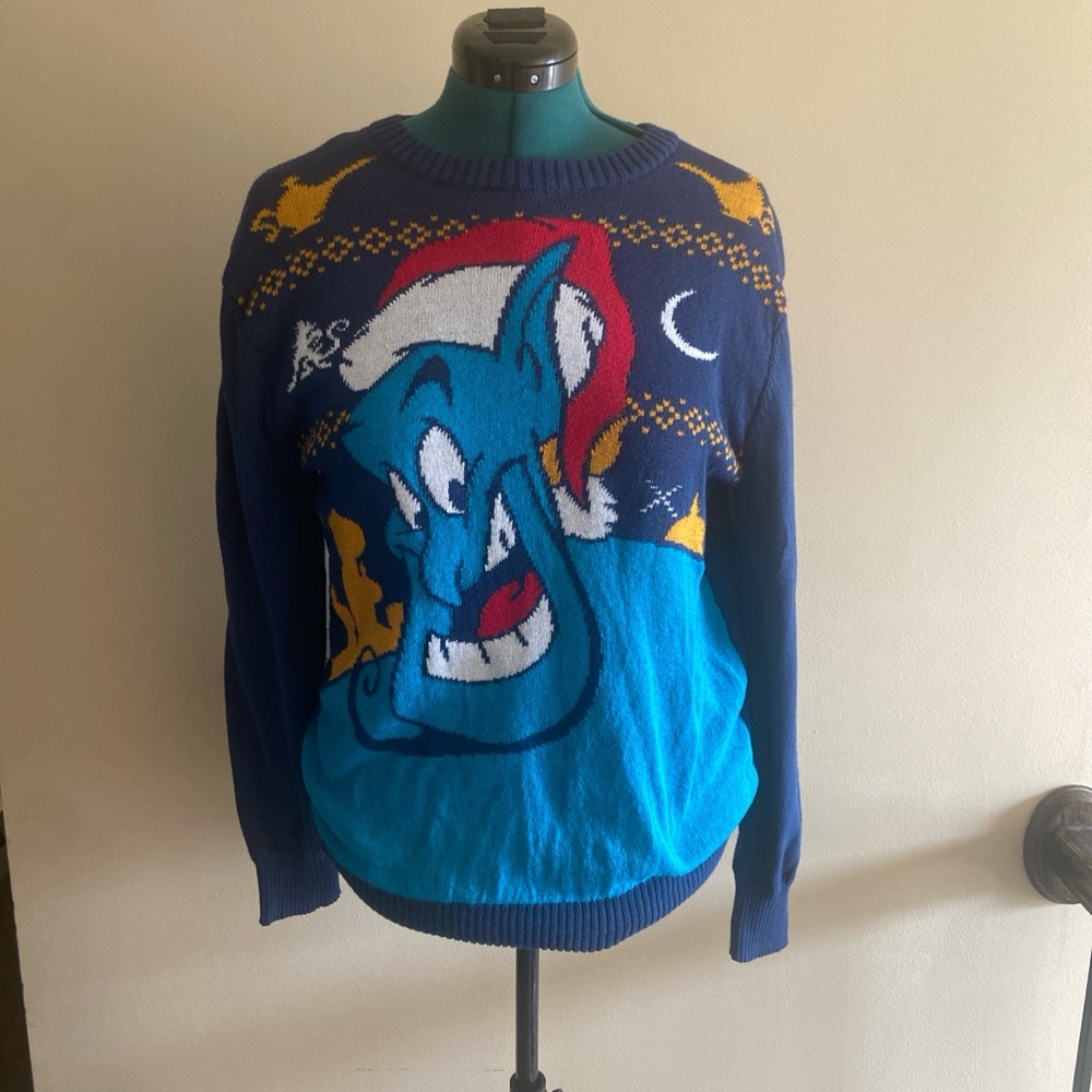 Men's Blue Holiday Sweater